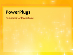 PowerPoint Template - Glittering background